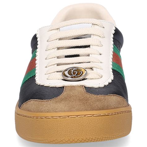 gucci suede lace up sneaker|Gucci designer low top sneakers.